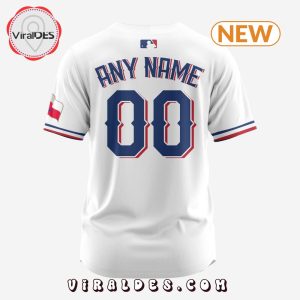 MLB Texas Rangers Custom 2024 Home Baseball Jersey