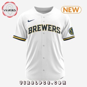 MLB Milwaukee Brewers Custom 2024 Home Baseball Jersey