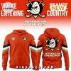 Anaheim Ducks Orange Country Hockey White Hoodie, Jogger, Cap