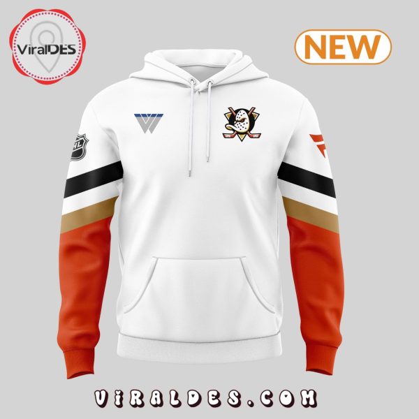 Anaheim Ducks Orange Country Hockey White Hoodie, Jogger, Cap