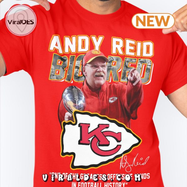 Andy Reid One Of The Greatest Offensive Minds Signatures T-Shirt