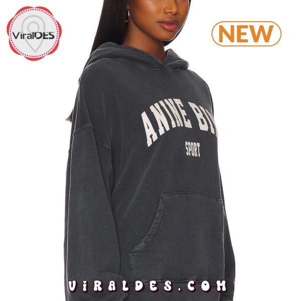 Anine Bing Sport Harvey Black Hoodie