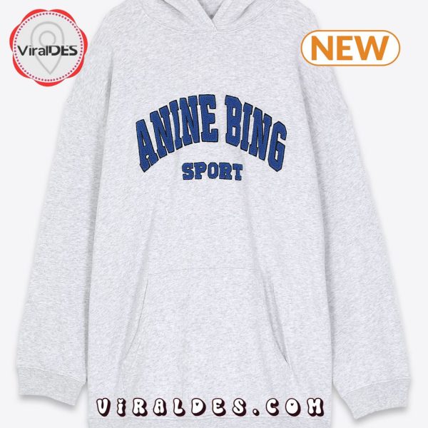 Anine Bing Tyler Heather Grey Hoodie