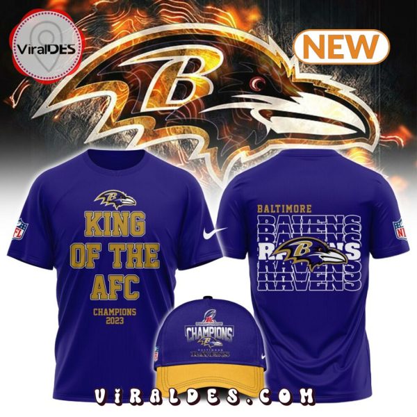 Baltimore Ravens King Of The AFC Navy Hoodie