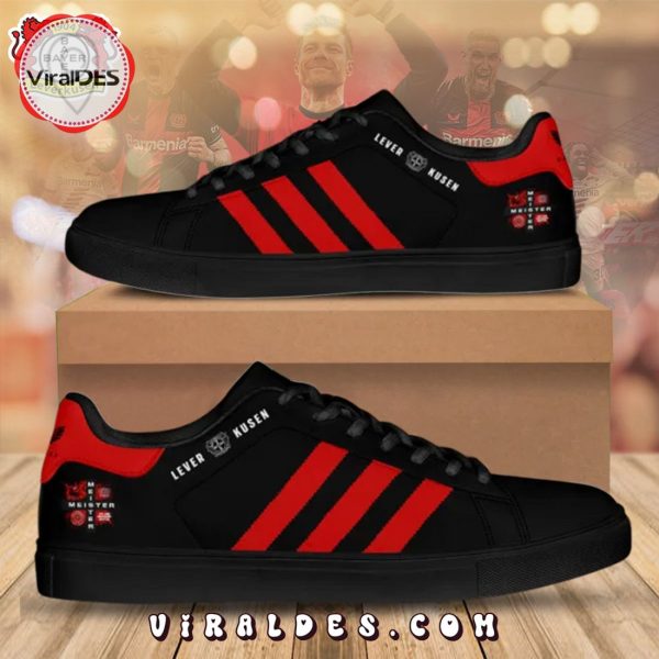 Bayer Leverkusen 2024 Champions Black Stan Smith Shoes