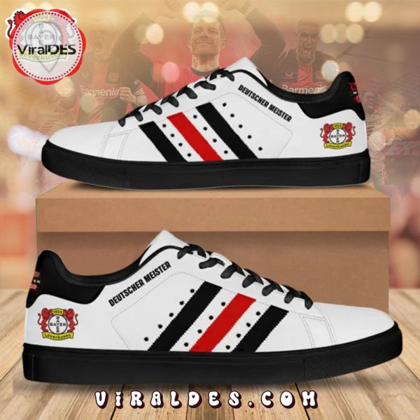 Bayer Leverkusen 2024 Champions White Stan Smith Shoes