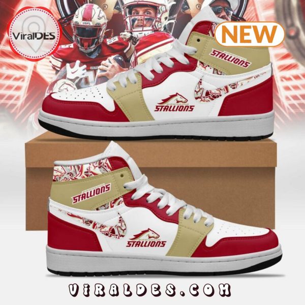 Birmingham Stallions Air Jordan 1 Hightop Shoes