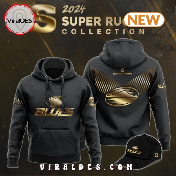 Blues Rugby Gold 2024 Champions Hoodie, Jogger, Cap