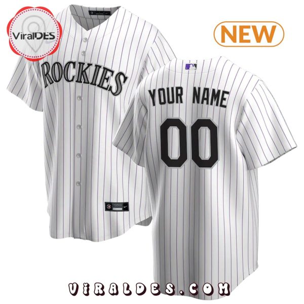 Colorado Rockies Custom Name Number Baseball Team Jersey