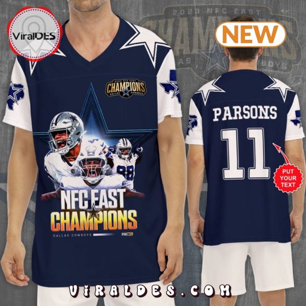 Custom Dallas Cowboys NFC East Champions Football Jersey