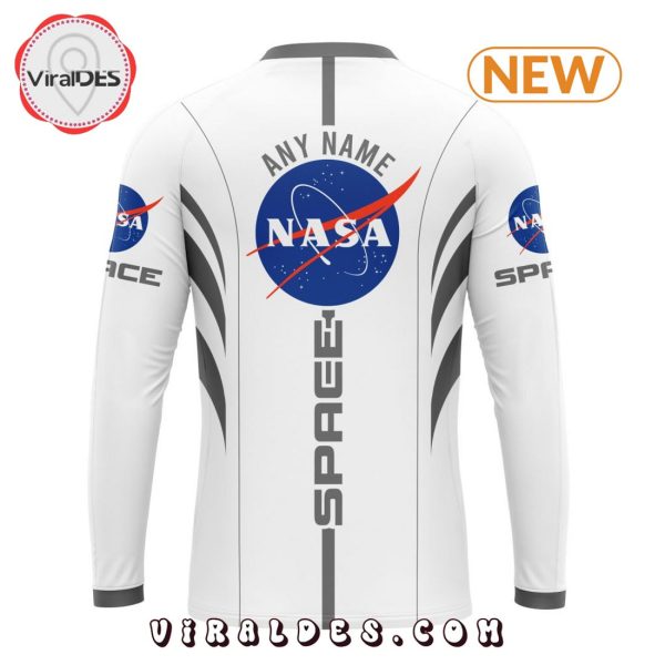Custom Edmonton Oilers Premium Space Force NASA Hoodie