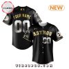 Custom Houston Astros Nike 2023 Gold Collection Replica White Jersey