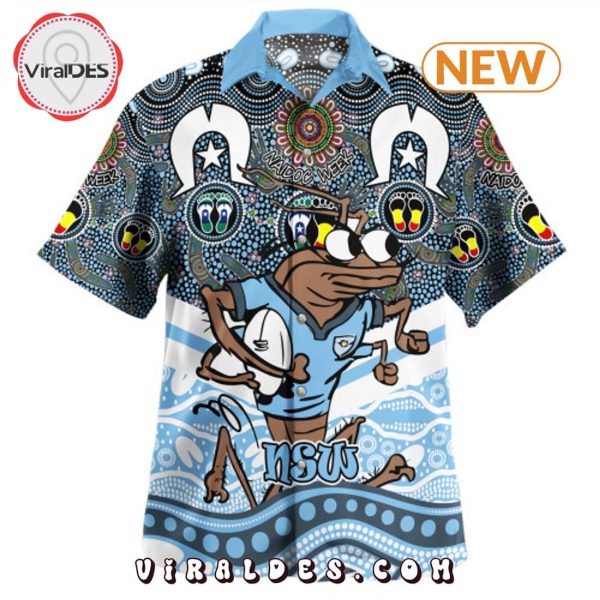 Custom New South Wales Argyle Style Tough Fan Rugby Hawaiian Shirt