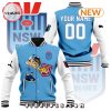 Michigan Wolverines 2023 National Champions White Baseball Jacket