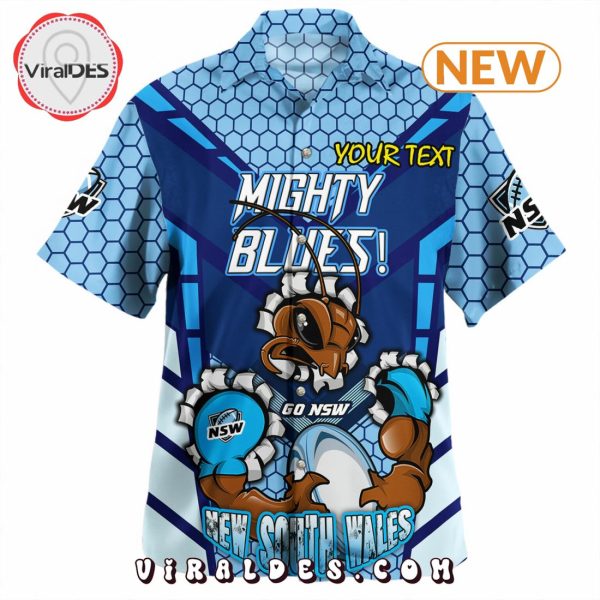 Custom New South Wales Go NSW Fan Rugby For Life Hawaiian Shirt