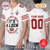 Custom San Francisco 49ers It’s A Lock Red Football Jersey