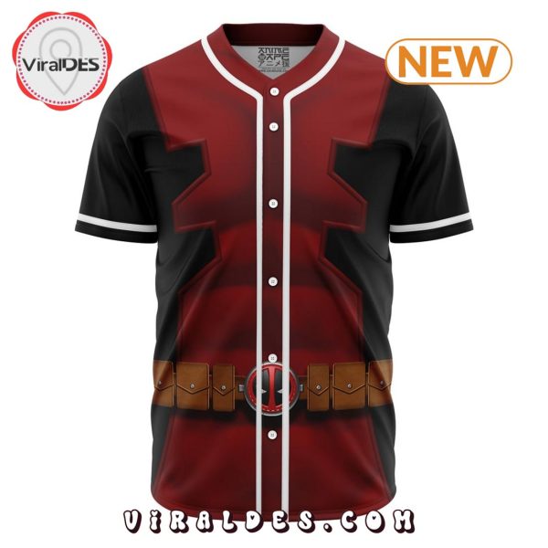 Deadpool Cosplay Marvel Baseball Jersey