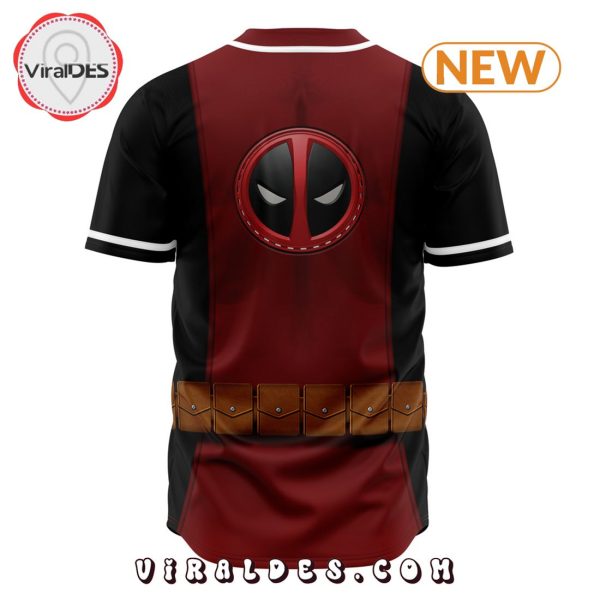 Deadpool Cosplay Marvel Baseball Jersey