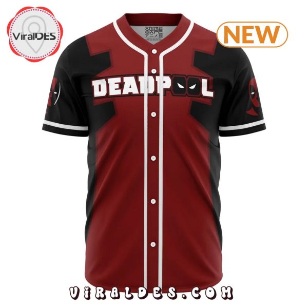 Deadpool Marvel Baseball Jersey