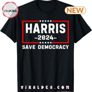 Kamala Harris 2024 US Flag Democratic President T-Shirt