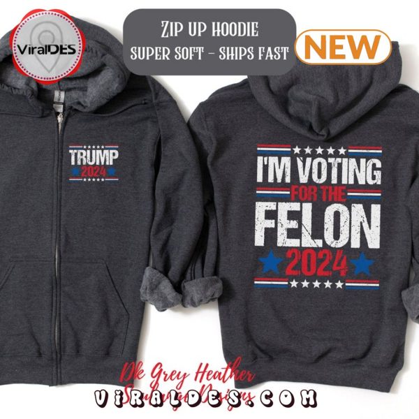 Donald Trump 2024 Vote For The Felon Hoodie