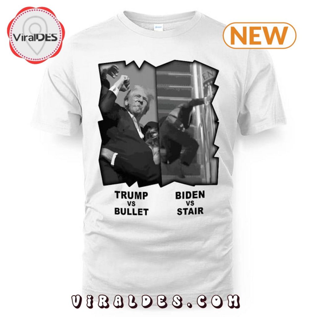 Election Trump Vs Bullet Biden Vs Stair T-Shirt