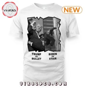 Introducing the Election Trump Vs Bullet Biden Vs Stair T-Shirt