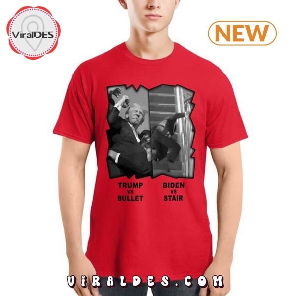 Election Trump Vs Bullet Biden Vs Stair T-Shirt