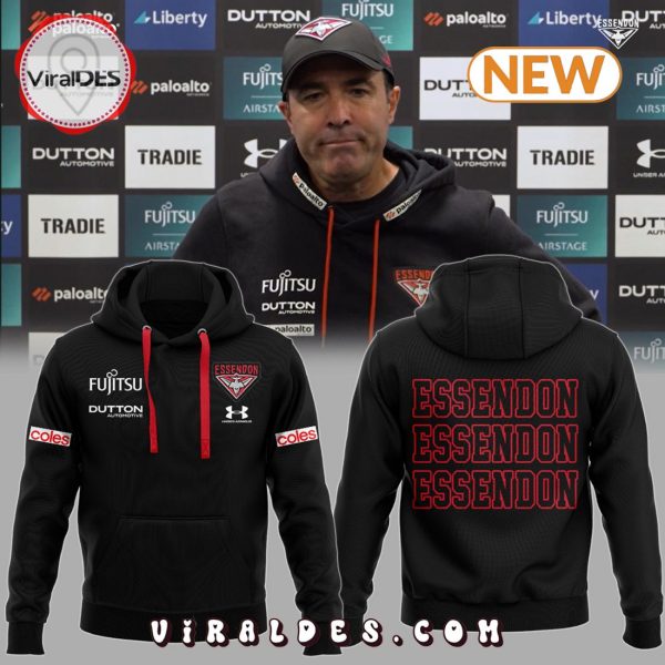 Essendon Football Club Black Combo Hoodie, Jogger, Cap