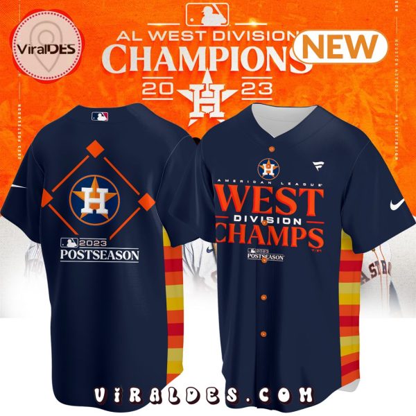 Fanatics Branded Navy 2023 AL West Division Champions Jersey