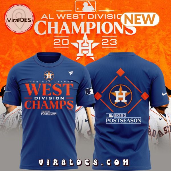 Fanatics Branded Navy AL West Champions T-Shirt, Cap