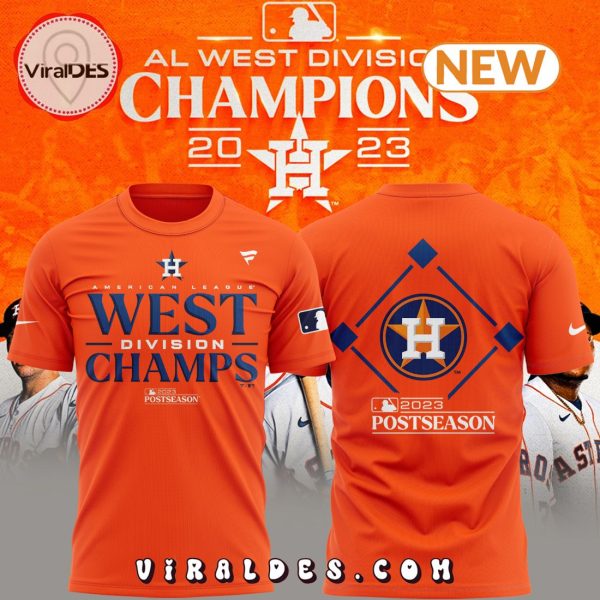 Fanatics Branded Orange AL West Champions T-Shirt, Cap