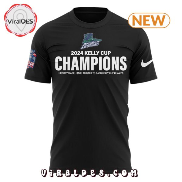 Florida Everblades 2024 Kelly Champions Black Hoodie