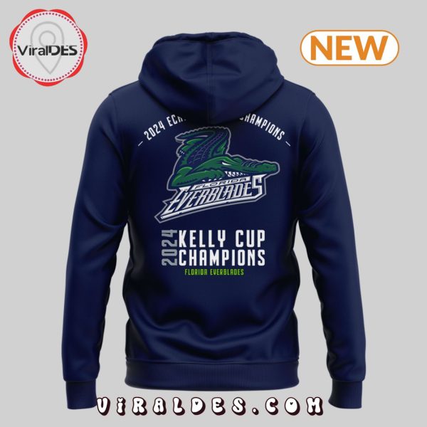 Florida Everblades 4Times Back To Back Champion Hoodie, Cap