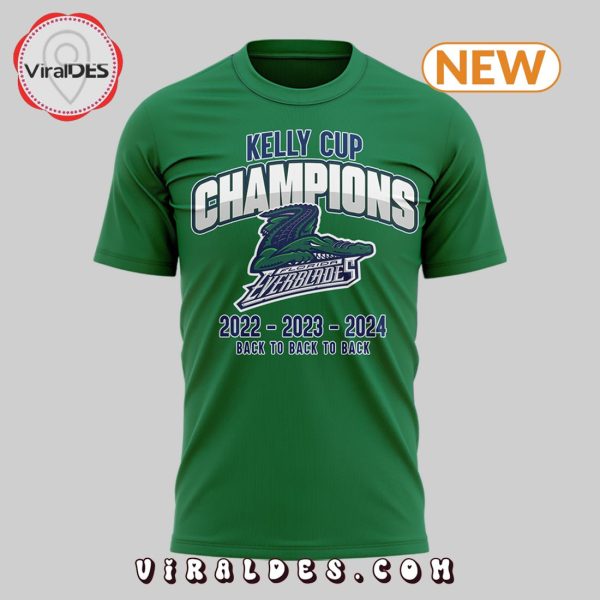 Florida Everblades 4Times Kelly Cup Green Hoodie