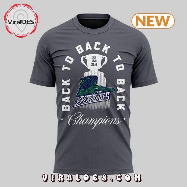 Florida Everblades Back 2 Back Champions Grey T-Shirt, Jogger, Cap