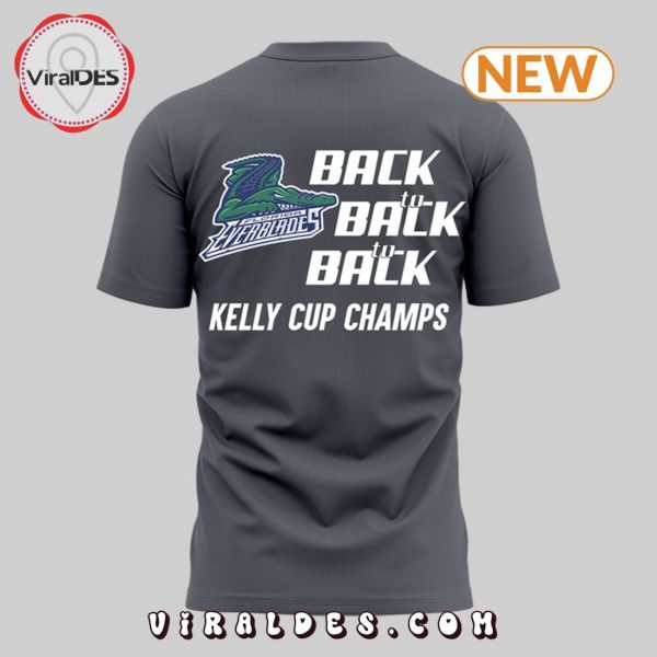 Florida Everblades Back 2 Back Champions Grey T-Shirt, Jogger, Cap