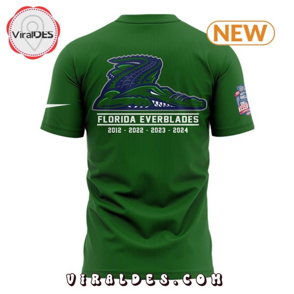 Florida Everblades Green 4Times Champion Hoodie