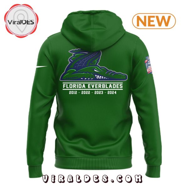 Florida Everblades Green 4Times Champion Hoodie, Jogger, Cap