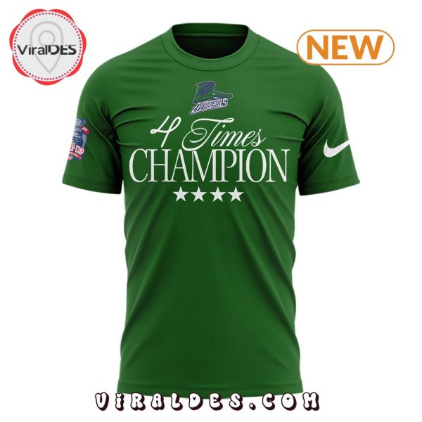 Florida Everblades Green 4Times Champion T-Shirt, Jogger, Cap