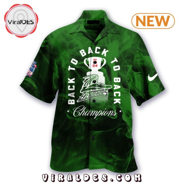 Florida Everblades Green Champions 2024 Hawaiian Shirt