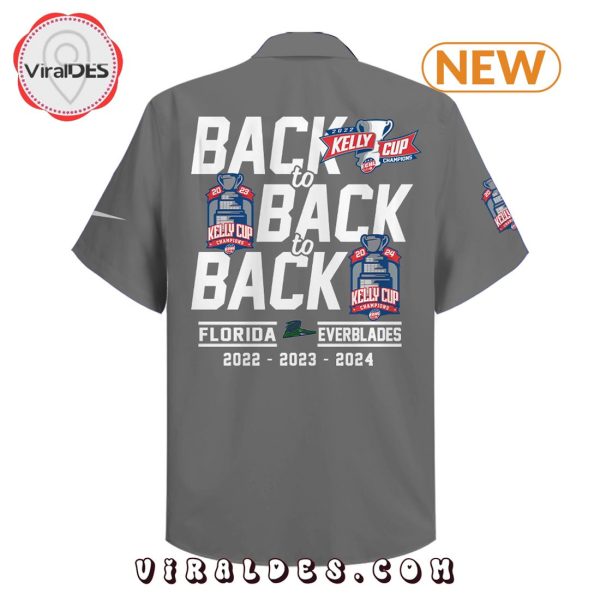 Florida Everblades Grey Champions 2024 Hawaiian Shirt