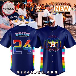 Special Pride Night Houston Astros Navy Baseball Jersey