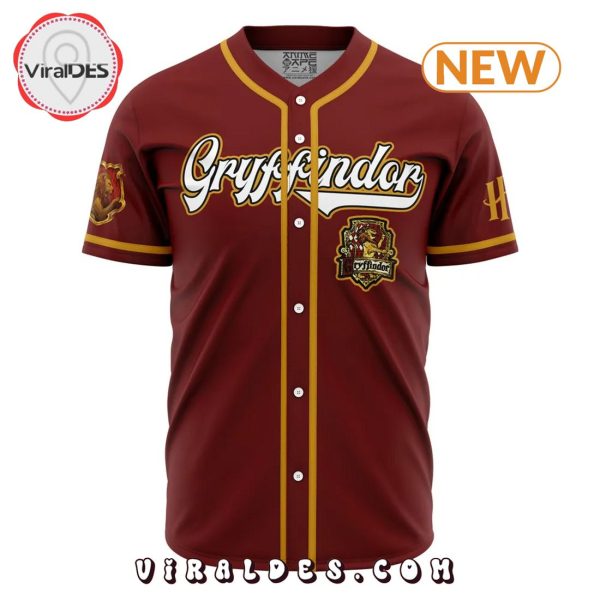 Gryffindor House Harry Potter Baseball Jersey