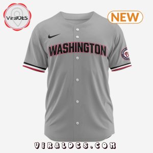 MLB Washington Nationals Personalized 2024 Road Baseball Jersey