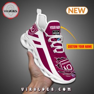 Premium Queensland Maroons NRL Custom 2024 Max Soul Shoes