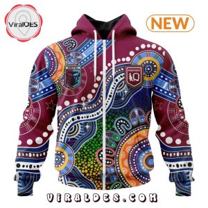 Personalized QLD Queensland Maroons Special Indigenous Hoodie