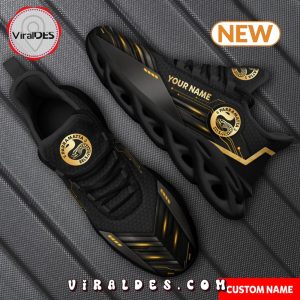 2024 Parramatta Eels Personalized Gold Max Soul Shoes