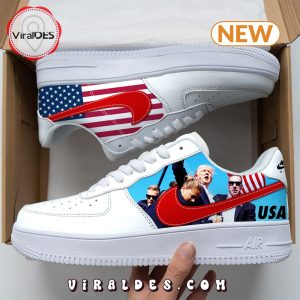 2024 Donald Trump Shot Air Force 1 Sneakers