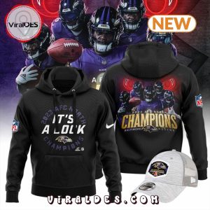 Baltimore Ravens It’s A Lock North Champions Hoodie, Jogger, Cap